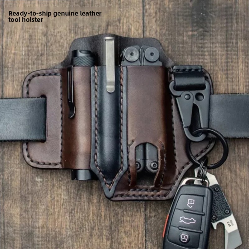 Edc Carry Fanny Pack - Кожаная тактическая сумка-чехол для инструментов EDC,