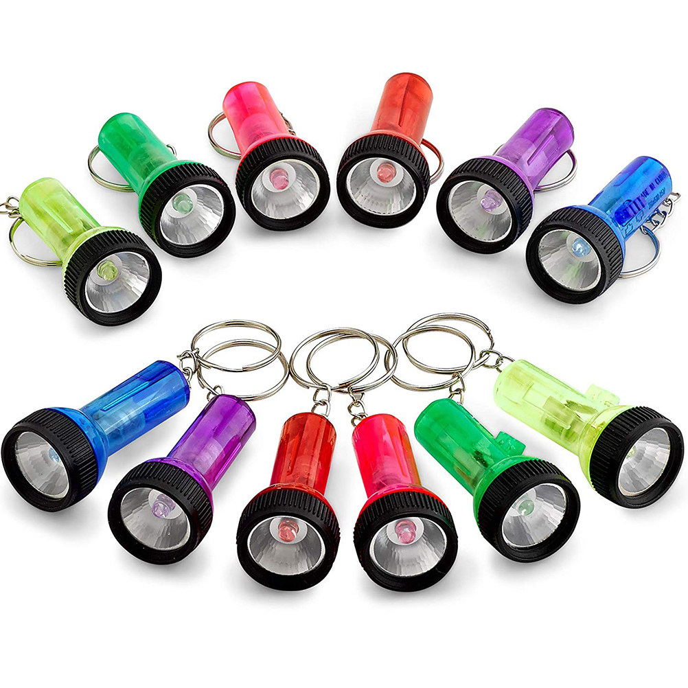 Keychain Flashlight - 6 шт. брелоков-фонариков премиум-класса, светящиеся держатели