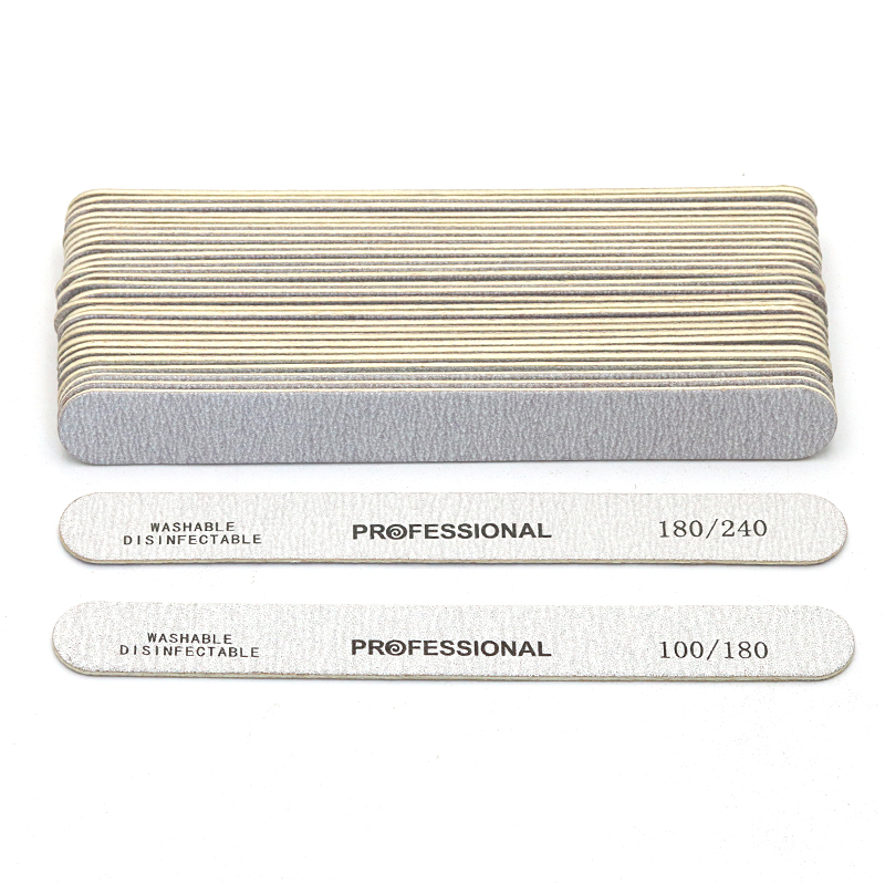 Nail File Titanium - Деревянная пилочка для ногтей, профессиональная шлифовальная