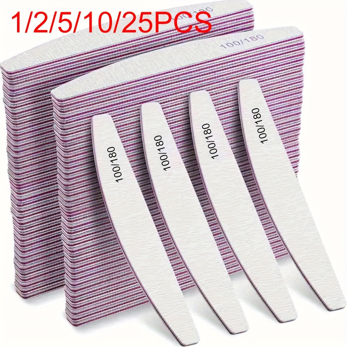 Полумесяц 1/2/5/10/25/50 шт. п – обзор и цена Nail File Titanium