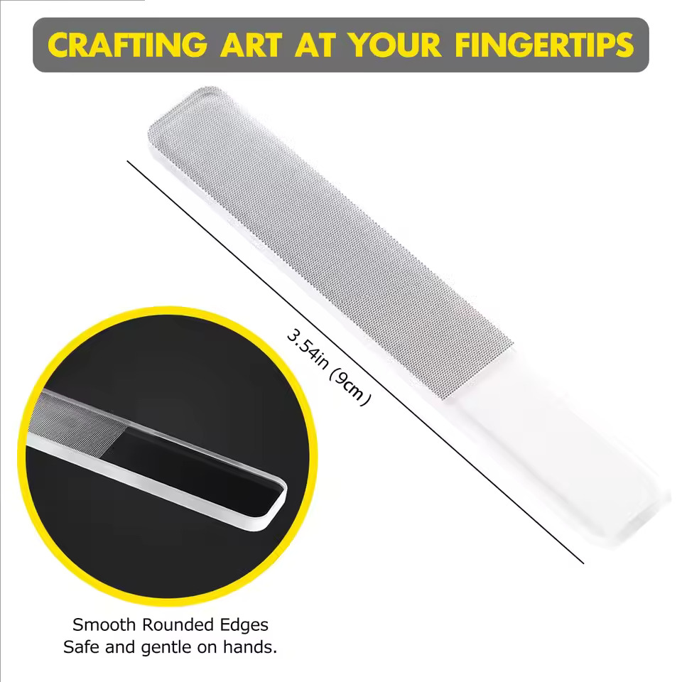 1/8 шт., стеклянная пилочка дл – обзор и цена Nail File Titanium