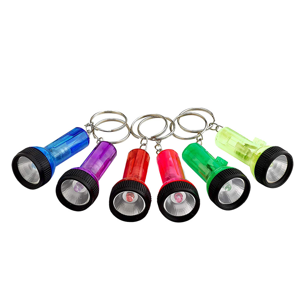 6 шт. брелоков-фонариков преми – обзор и цена Keychain Flashlight