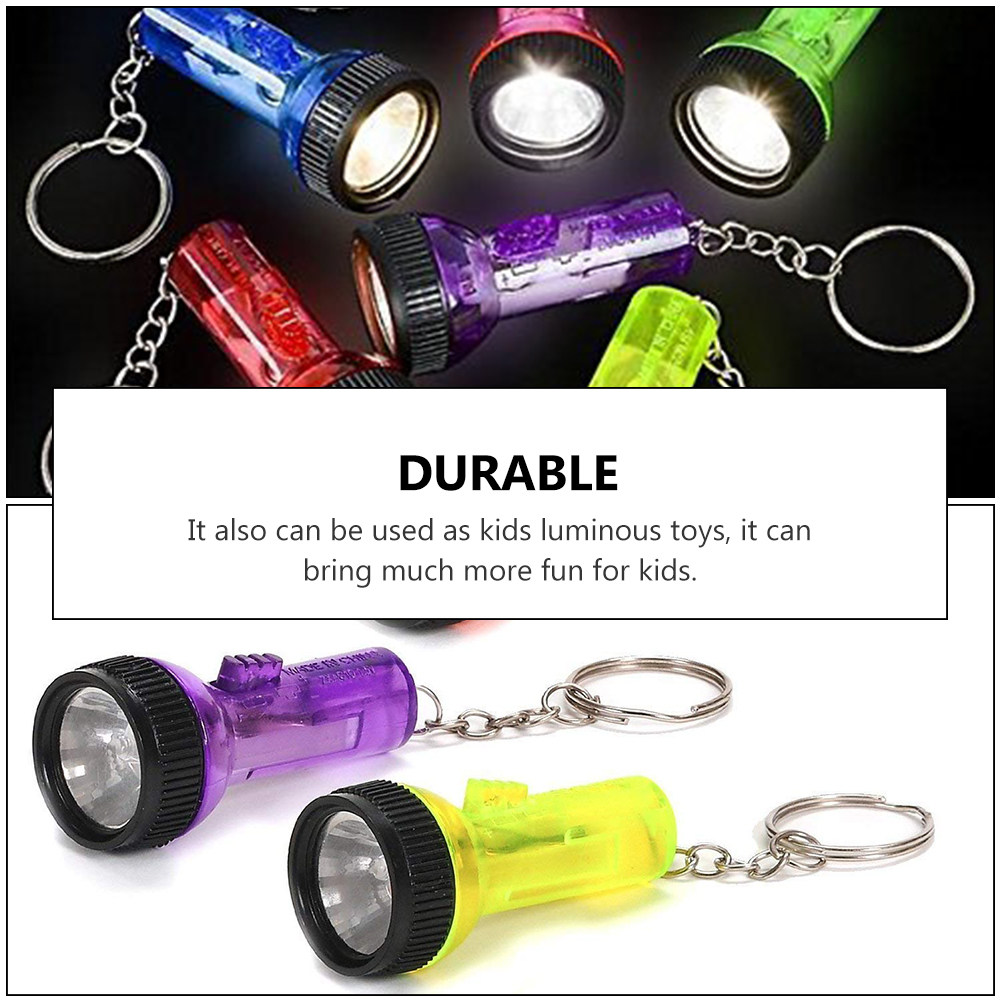 6 шт. брелоков-фонариков преми – обзор и цена Keychain Flashlight