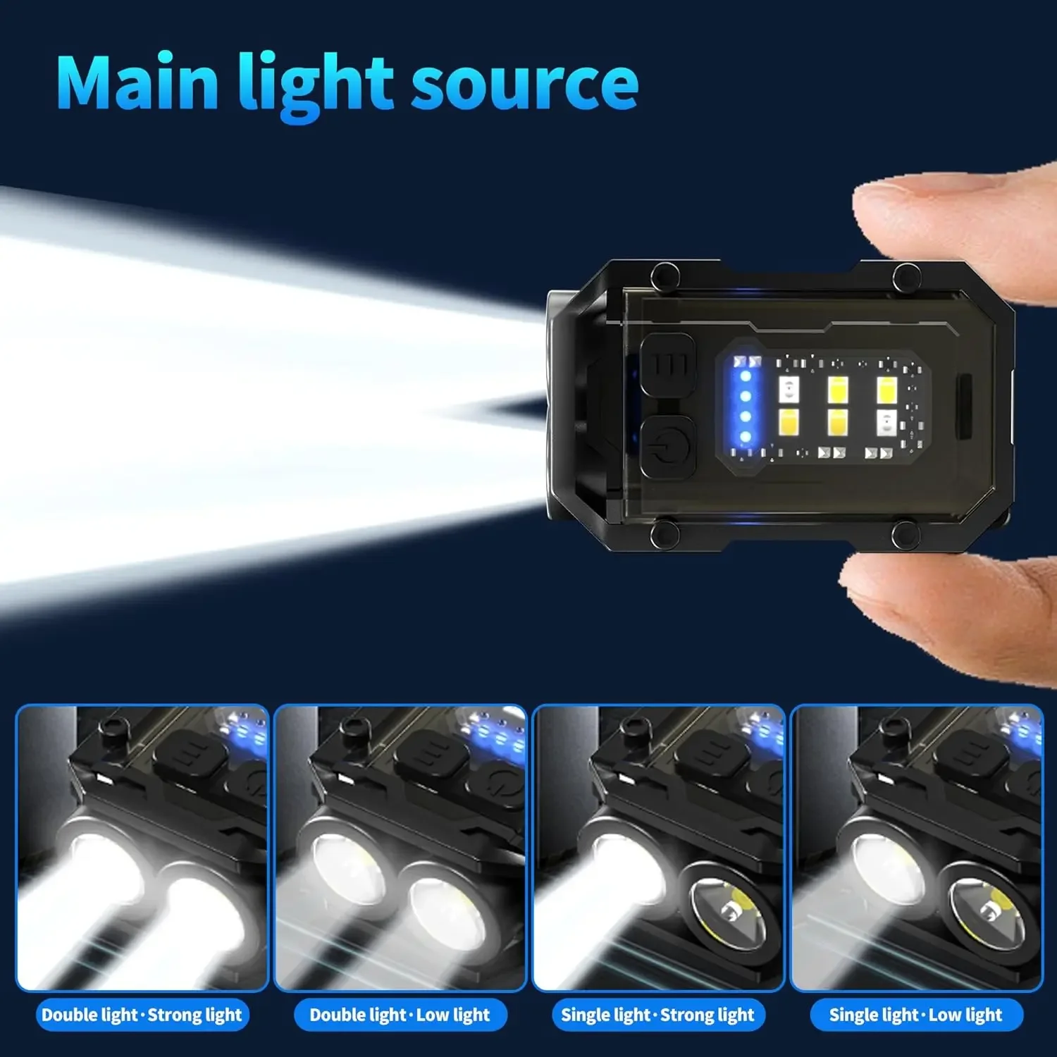 Зажимной фонарик, перезаряжаем – обзор и цена Keychain Flashlight