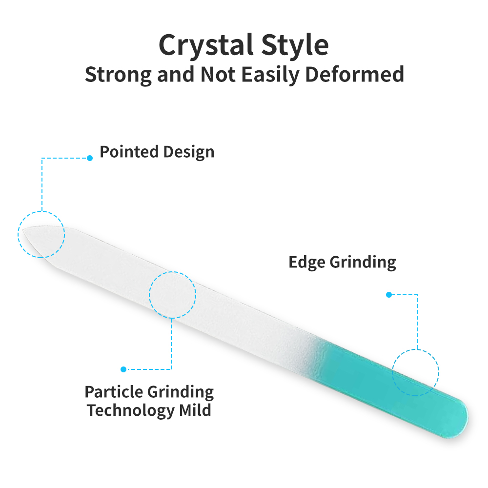 1 шт., хрустальная стеклянная  – обзор и цена Nail File Titanium