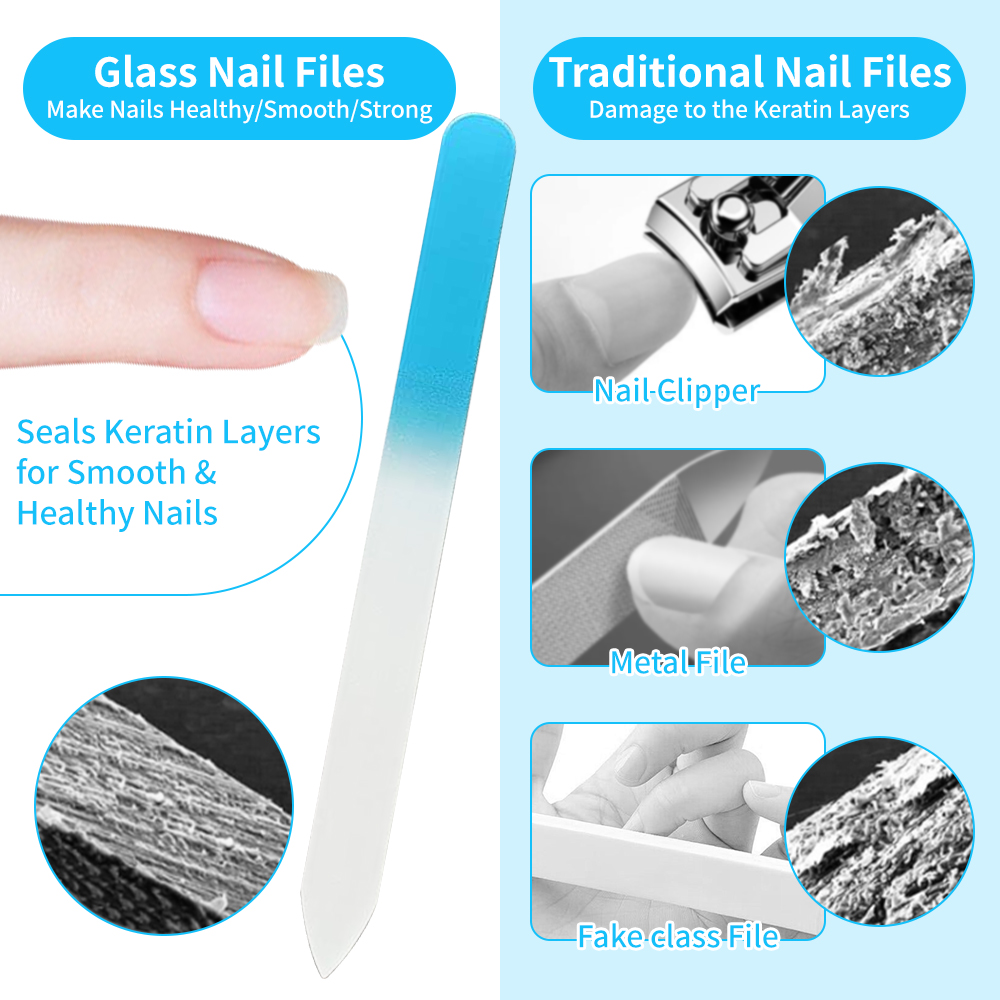 1 шт., хрустальная стеклянная  – обзор и цена Nail File Titanium