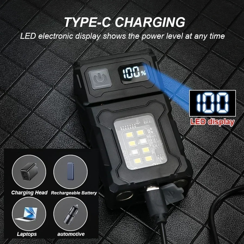 180 °   Поворотный светодиодны – обзор и цена Keychain Flashlight