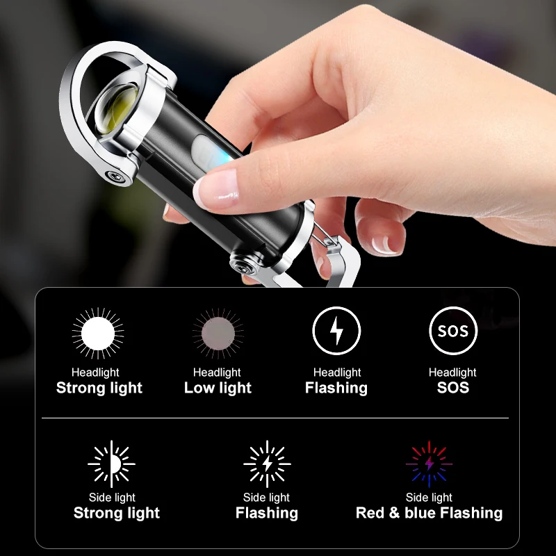 Мини перезаряжаемый брелок-фон – обзор и цена Keychain Flashlight
