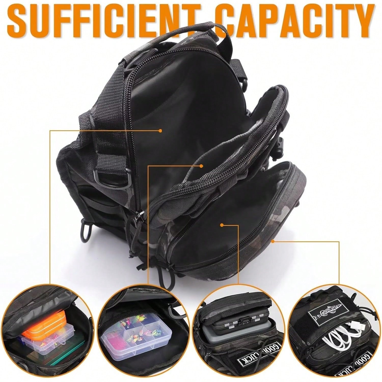 Маленький рыболовный рюкзак, в – обзор и цена Edc Carry Backpack