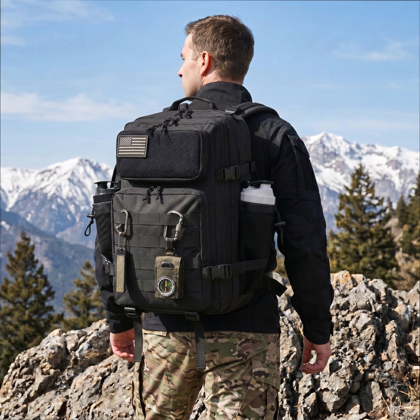 Тактический рыболовный рюкзак  – обзор и цена Edc Carry Backpack