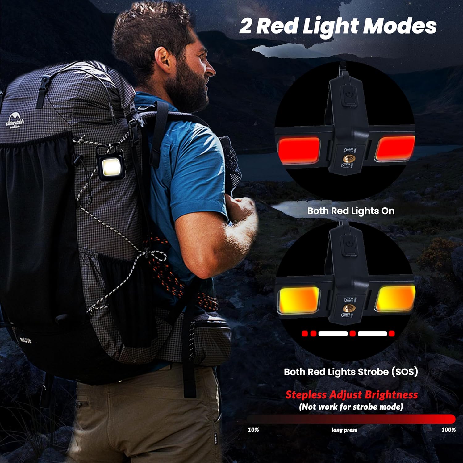 Мини-фонарик-брелок COB, рабоч – обзор и цена Keychain Flashlight