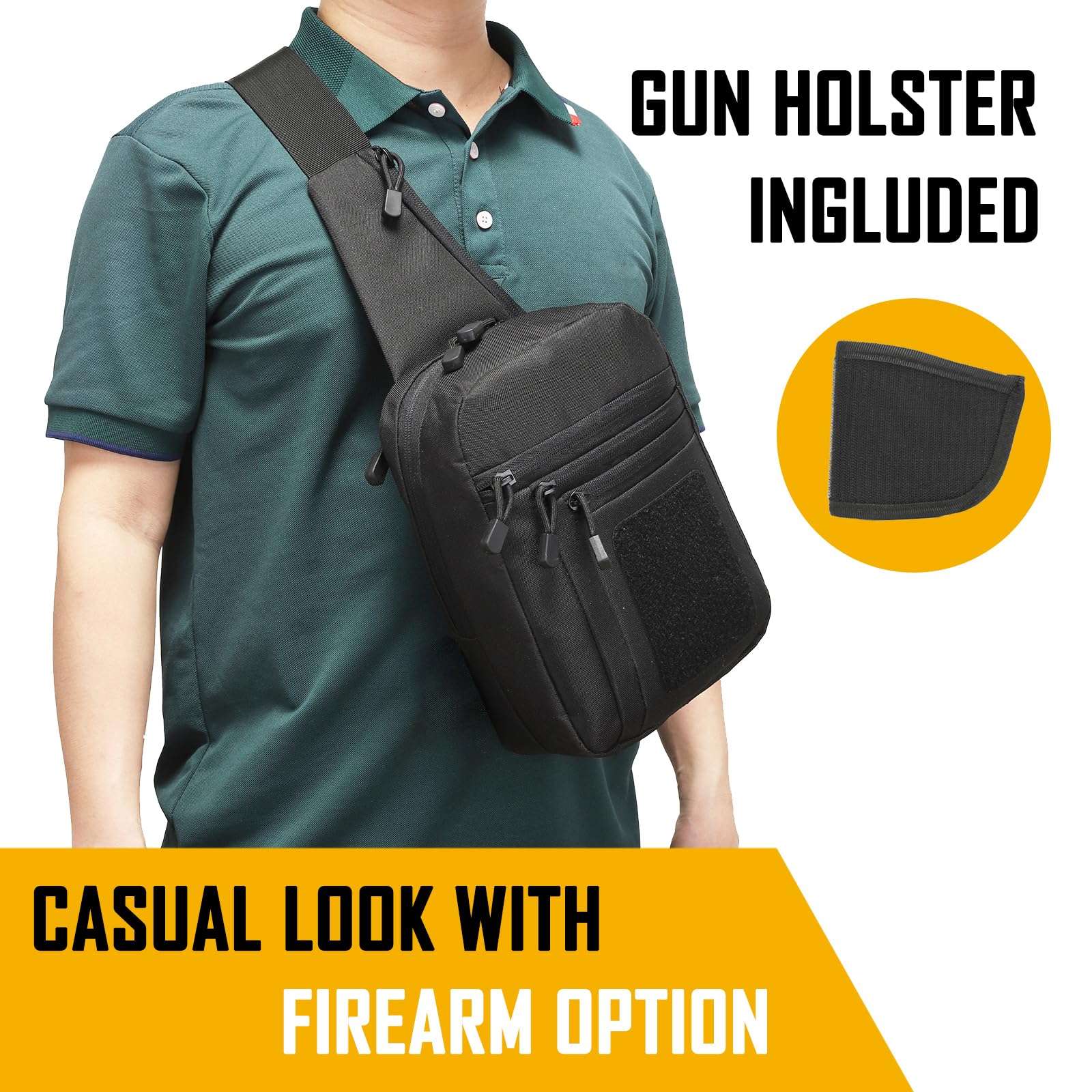 Мужская сумка через плечо для  – обзор и цена Edc Carry Fanny Pack